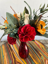 Sola Wood Flowers in red vase