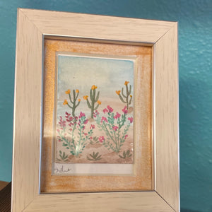 Framed Art- cacti
