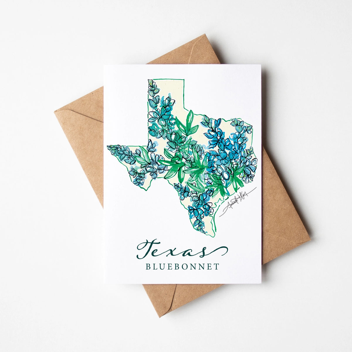 Notecards- Texas Bluebonnets Box of 8 – Handmade on Main