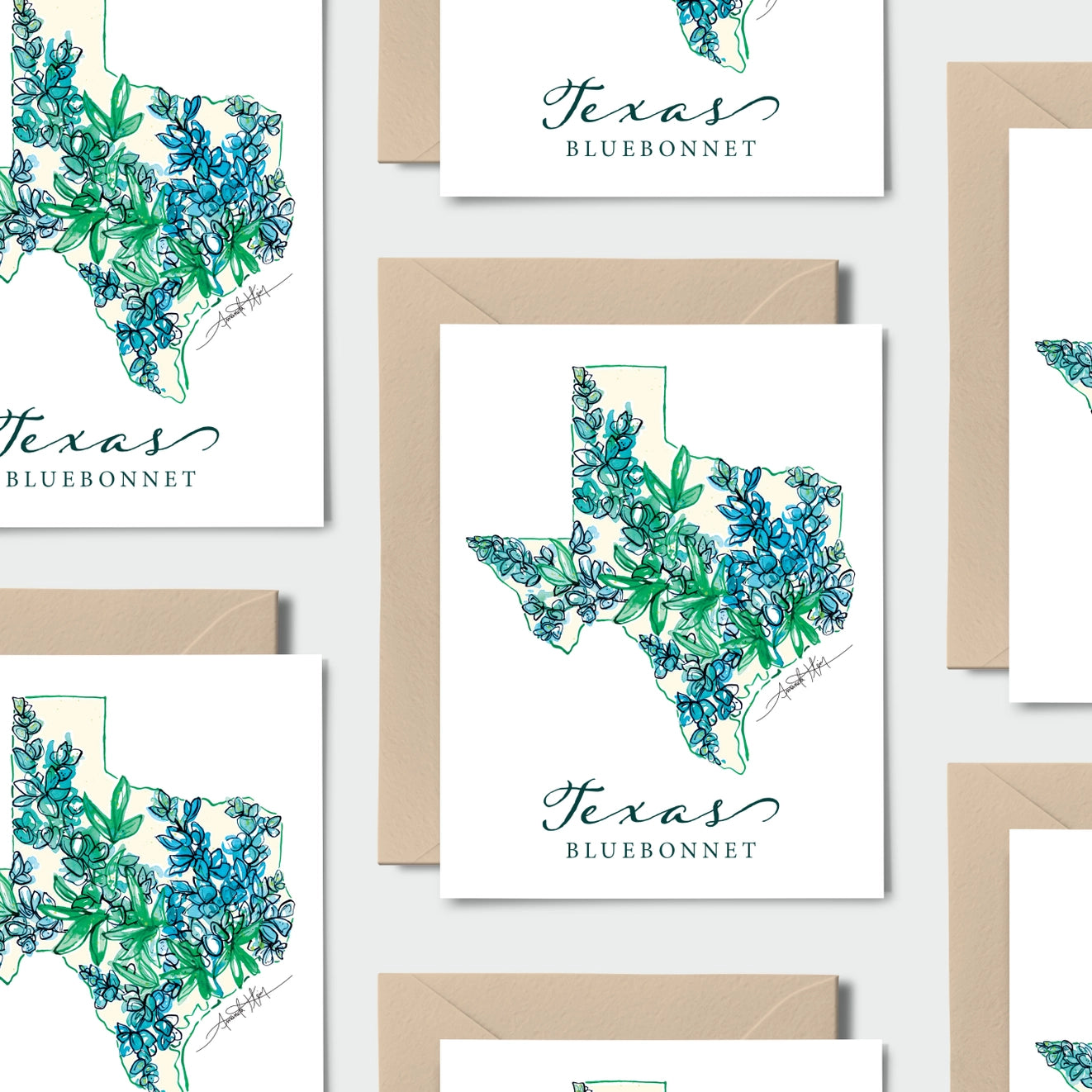 Notecards- Texas Bluebonnets Box of 8