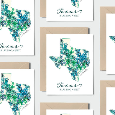 Notecards- Texas Bluebonnets Box of 8