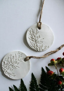 Air Dry Clay Ornaments/ Nov 9th/ 2pm
