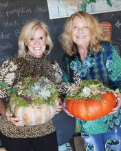 Succulent Pumpkin centerpiece workshop/ Sept 28th/ 4pm