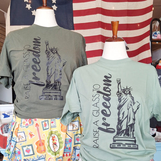 T-Shirt- Raise a Glass to Freedom