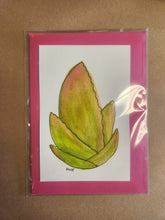 Original hand painted watercolor plant cards