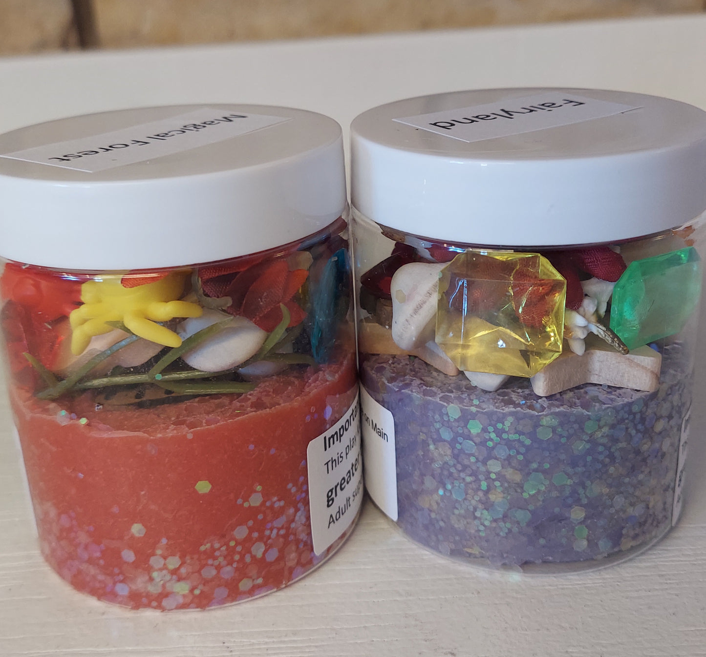 Play Dough Sensory Jars