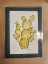 Original hand painted watercolor plant cards