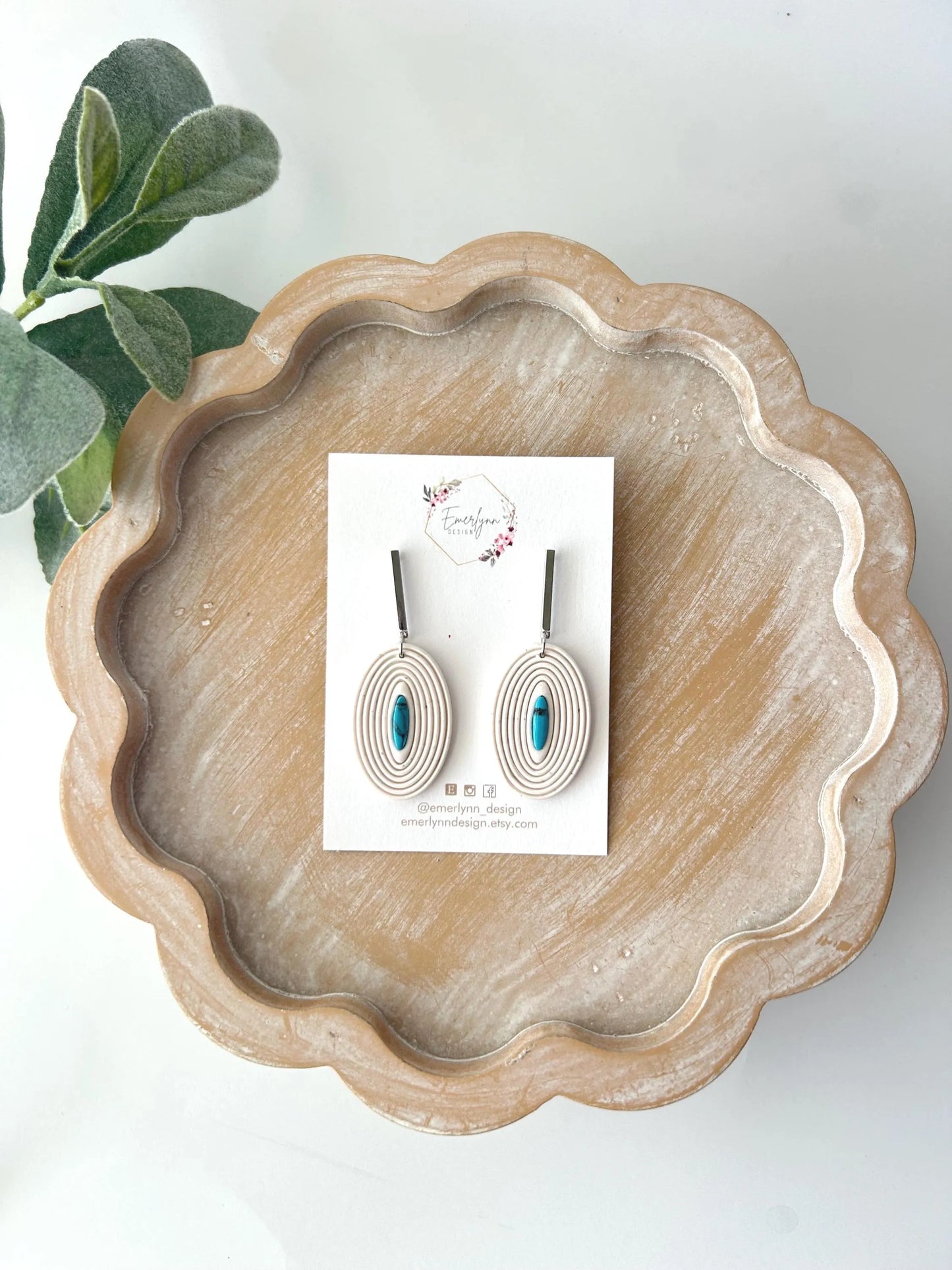 Western Style earrings with Turquoise
