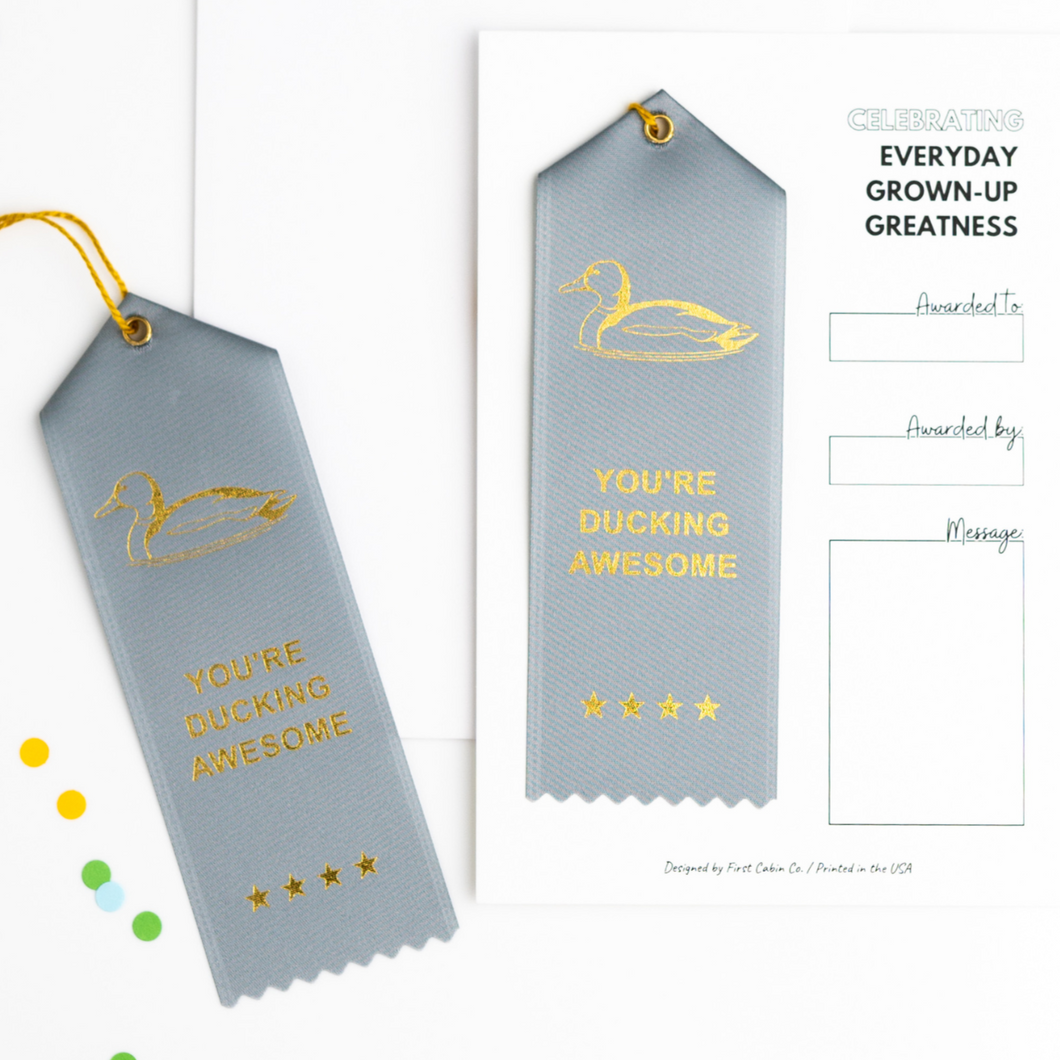 Award Ribbon - You're Ducking Awesome