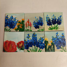 Canvas Paintings & Stands- wildflowers and cacti