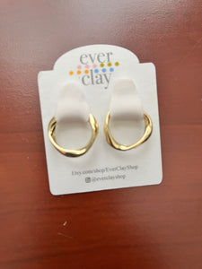 Earrings- Metal and Clay