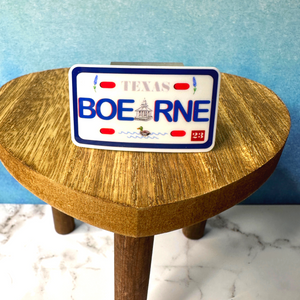 Boerne TX License Plate