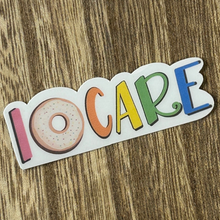 I Donut Care Sticker