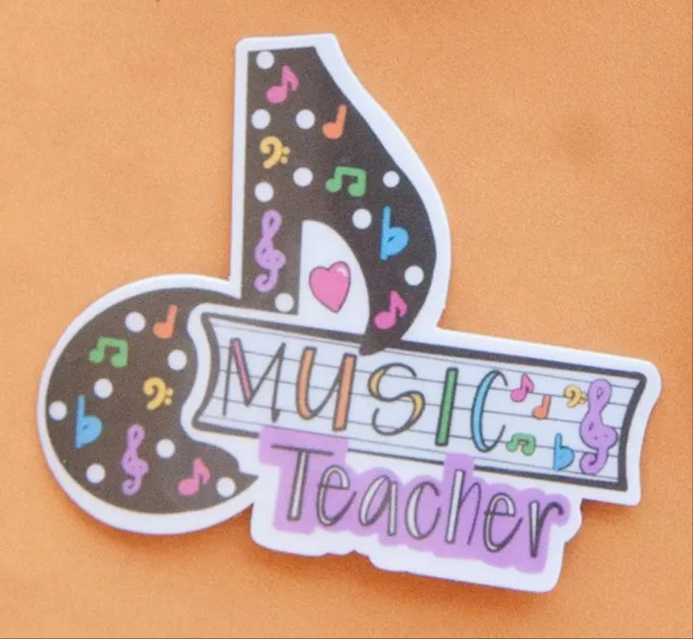 Stickers- Music Teacher