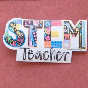 STEM Teacher Vinyl Sticker