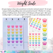 Weight Scale Planner Sticker