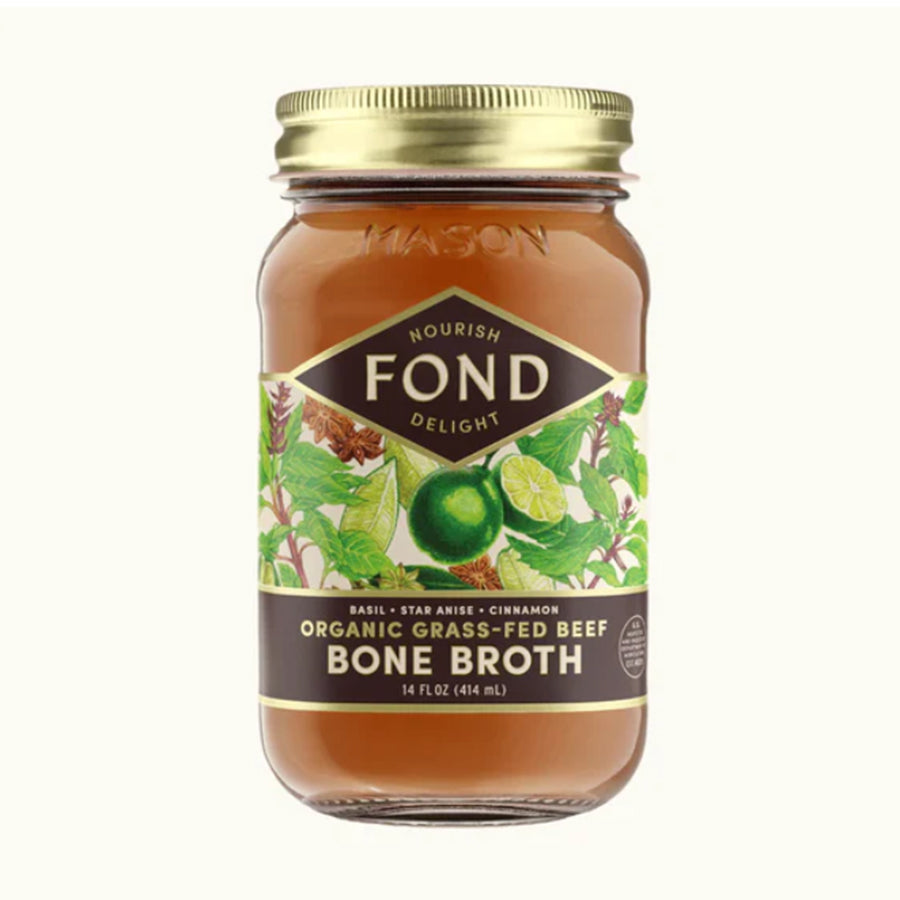 Bone Broth- beef, basil, star anise, cinnamon
