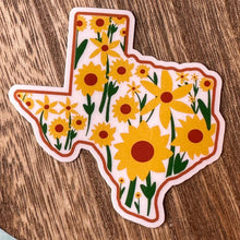 Texas Sunflower Waterproof & UV-Resistant Sticker
