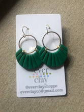 Earrings- Metal and Clay