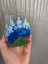 Wine Glasses- bluebonnets